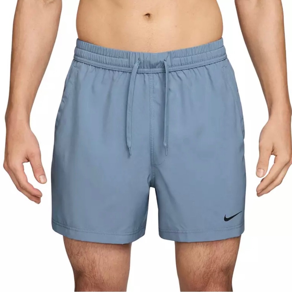 Nike Dri Fit Active Gray Shorts with Elastic Drawstring Waist Men’s Sz M.